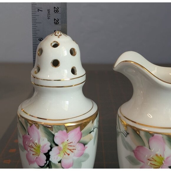 Noritake Azalea Berry Sugar Shaker Creamer Set red mark - Picture 12 of 12